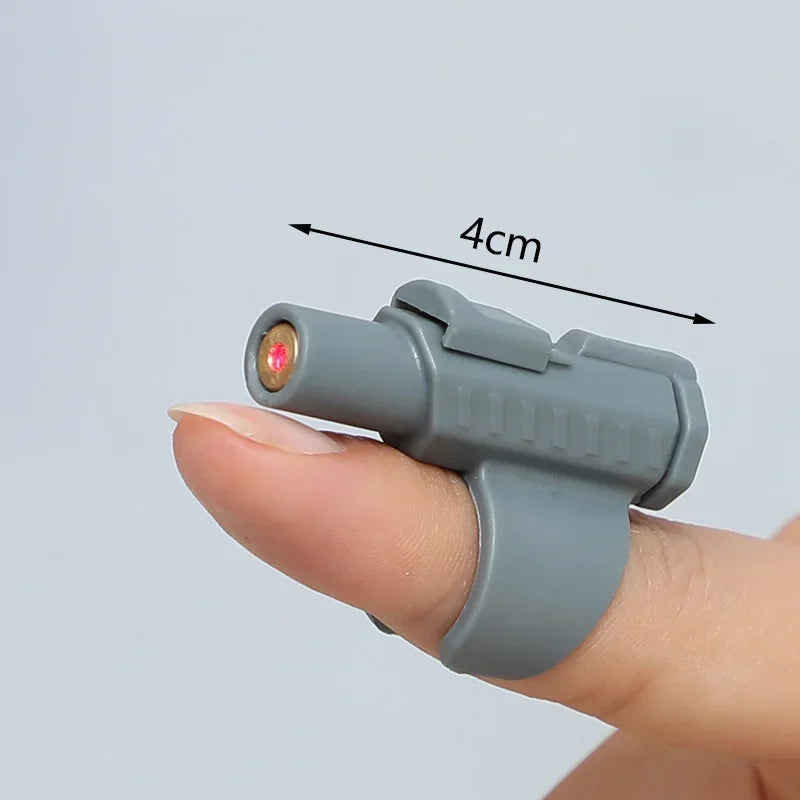 Mini Laser Cat Toy Finger Sleeve Design Laser Light Pointer Pet Training Scratching Toys for Interactive Play and Endless Fun