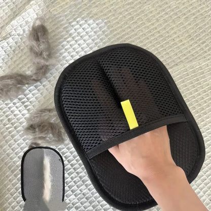 Dog & Cat Deshedding Gloves – Gentle Hair Remover Brush