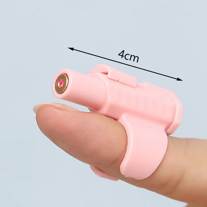 Mini Laser Cat Toy Finger Sleeve Design Laser Light Pointer Pet Training Scratching Toys for Interactive Play and Endless Fun