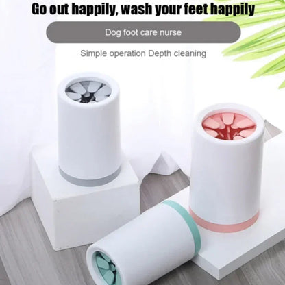 Automatic Dog Paw Cleaner Cup – Soft Silicone Foot Washer