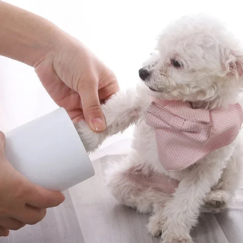 Automatic Dog Paw Cleaner Cup – Soft Silicone Foot Washer