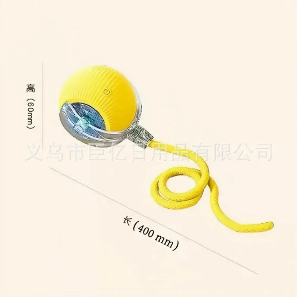 Smart Automatic Cat Toy Ball with Tail – Interactive Chase Toy