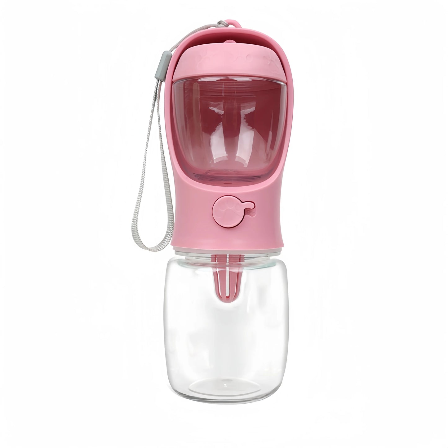 2-in-1 Pet Water Bottle with Food Storage Portable Dog Travel Feeder