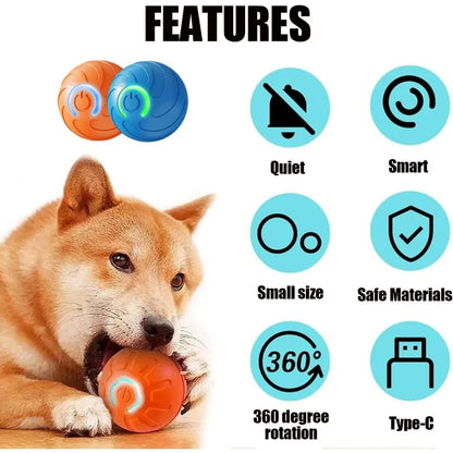 Smart Automatic Cat Toy Ball with Tail – Interactive Chase Toy