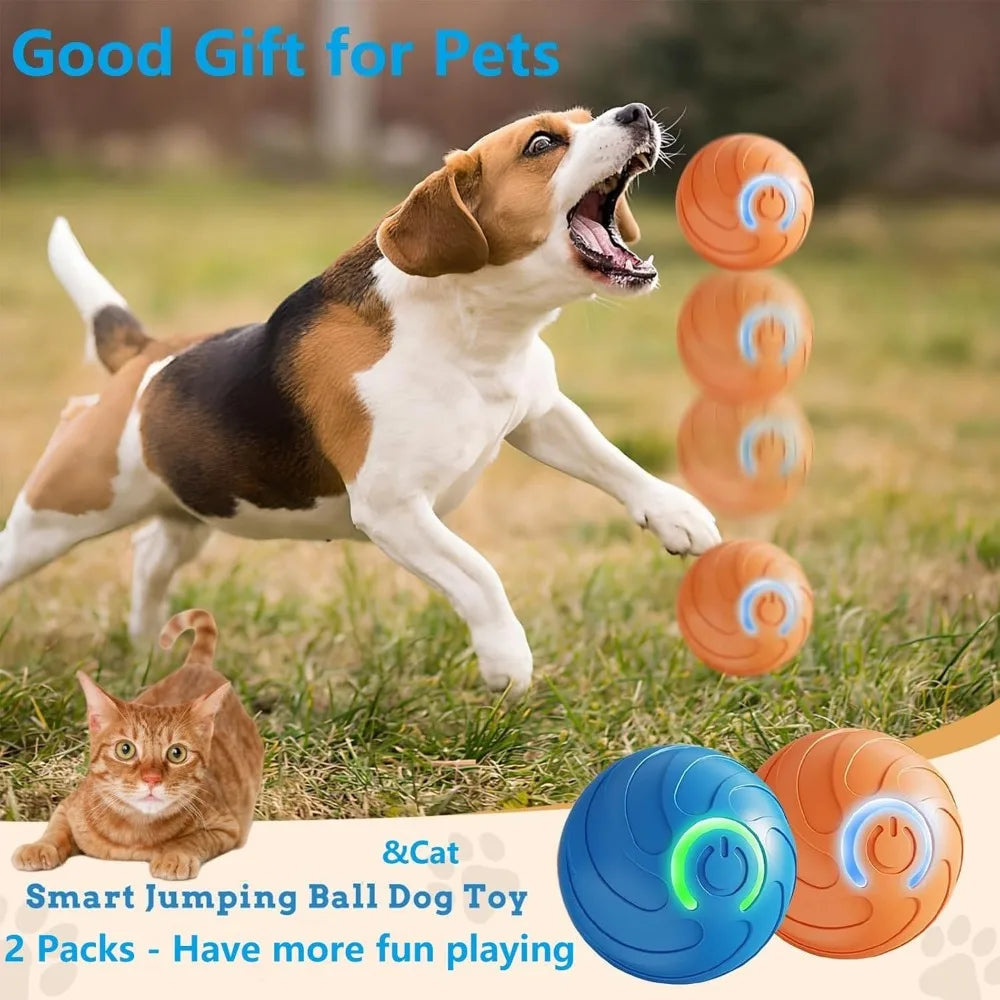 Smart Automatic Cat Toy Ball with Tail – Interactive Chase Toy