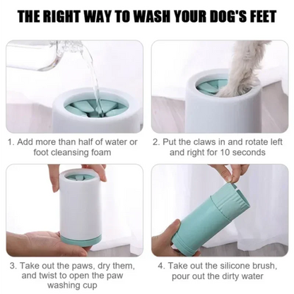 Automatic Dog Paw Cleaner Cup – Soft Silicone Foot Washer