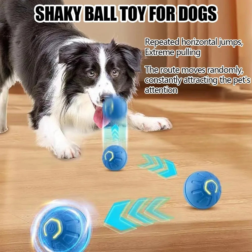 Smart Automatic Cat Toy Ball with Tail – Interactive Chase Toy