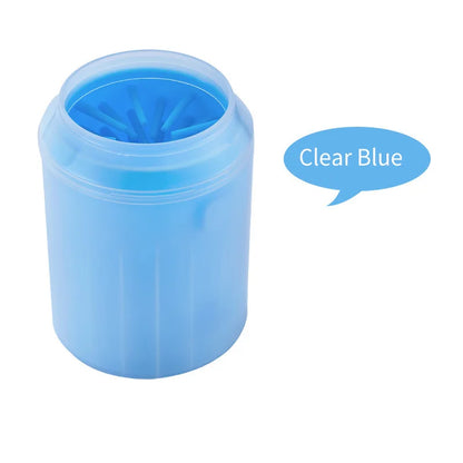 Portable Dog Paw Cleaner Cup – Soft Silicone Brush