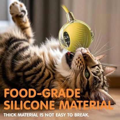 Smart Automatic Cat Toy Ball with Tail – Interactive Chase Toy
