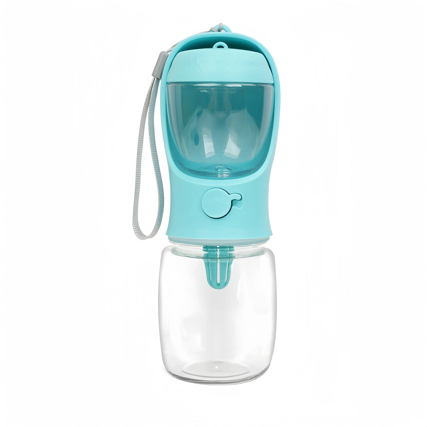 2-in-1 Pet Water Bottle with Food Storage Portable Dog Travel Feeder